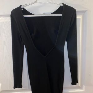 Open back fashion nova dress